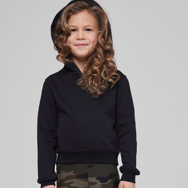 Girls cropped sweat hoodie Thumbnail