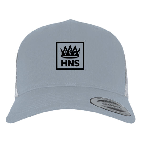 H.N.Spice - Boxed Crown - Grey & White Cap Thumbnail